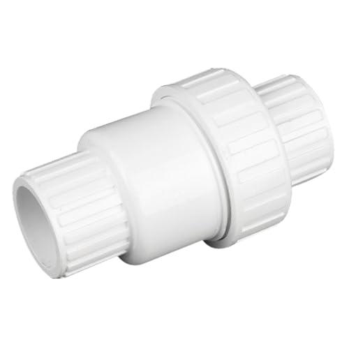PVC check valve, suitable for swimming pools, water tanks and spas. (1-1/2 inch)