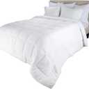 Bluestone Comforter, Down Alternative Queen Size, All Season Queen Bed Comforter Blanket, White