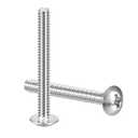 uxcell #6-32 x 1-1/4" Truss Head Phillips Machine Screws, Full Thread, Phillips Drive, 304 Stainless Steel 18-8, Quantity 50