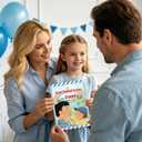 3 x First Fathers Day Card, Happy 1st Father's Day Card Gifts for New Dad, First Time Dad Gifts