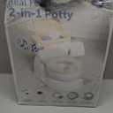 Jool Baby Real Feel 2-in-1 Potty with Wipes Storage, Flushing Sounds & Disposable Liners - Realistic Toilet - Easy to Clean & Assemble (Oatmeal)