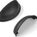 Khtumeware 10 Pack 2-1/2" Drawer Pulls Matte Black Cabinet Cup Pulls Kitchen Hardware Cabinet Handles Drawer Handles Knobs 2.5 inch Hole Center