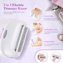 Epilator,Epilator for Women,Facial Hair Removal for Women Rechargeable,2 Speeds Hair Removal Device with 36 Tweezers,Hair Removal Device Legs/Face/Bikini/Arms,Epilator for face Smooth Skin