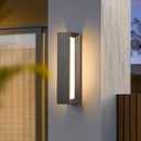 MVBT Outdoor Wall Light Hard Wired, 21" Modern Wall Sconce AC100-240V, Waterproof Garage Exterior Lighting Fixture Wall Mount, 3000K Front Porch Lamp, Large LED Sconce Light for House Outside Patio