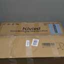 Klvied Small Standing Desk Adjustable Height, Portable Treadmill Desk, Mobile Table Ideal for Laptops and Tablets, Black