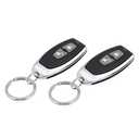 Keyless Entry System, Universal Car Remote Central Door Lock System with 2 Button Remote Control Transmitter