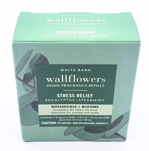 2 Pack Generic White Barn Wallflowers Home Fragrance Refills 2 Bulbs (Stress Relief)