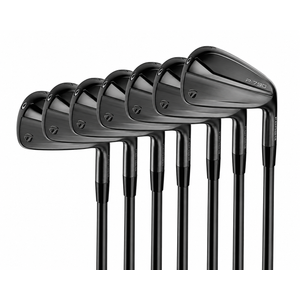 TaylorMade P790 Black Iron Set 4-PW (7 Clubs) – Right-Handed, Stiff Flex Steel Shaft