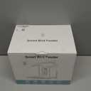 Smart Bird Feeder with Camera, Solar Powered Bird Feeder Camera for Outdoors, AI Bird Identification, Auto Capture & App Notification, Waterproof Bird House for Backyard Garden Present