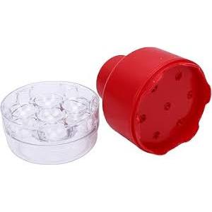 Cherry Pitter Efficient 7-Hole Portable Push Type Cherry Corer for Kitchen Use PP Material