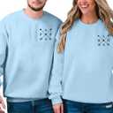 ASTANFY Mom Sweatshirt Dad Sweatshirt: Mom And Dad Shirts Parents Outfits Pregnancy Gifts Fall Crewneck Sweatshirts (Small)