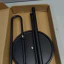 Towel Holder Stand, Stainless Steel Hand Towel Holder Rack for Bathroom Countertop, S-Shape Free Standing Towel Bar Holds 2 Towels for Kitchen Countertop, Black (14 inch)