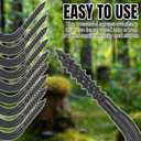 30 Pcs 3 Size Bow Hangers for Tree Stand Bow Hooks for Hunting Archery Bows Hunting Accessories Tree Stand Accessories Bows Gear Holder Screw in Accessory Hook Hunt (Black)