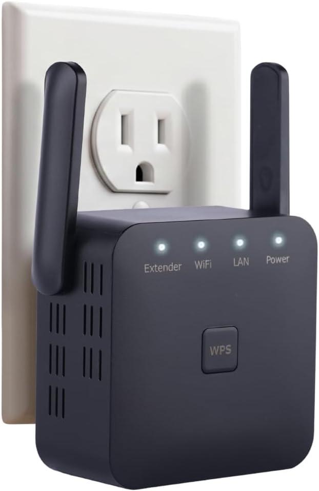 2026 Fastest WiFi Extender, WiFi Repeater, WiFi Booster, Covers Up to 10000 Sq.ft and 80 Devices, Internet Booster  with Ethernet Port, Quick Setup, Home Wireless Signal Booster