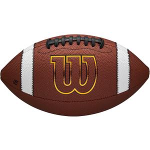WILSON GST SpeedSkin Footballs - Brown (Youth Size)