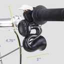 Delta Cycle Airzound Bike Horn - Loud 115 DB Bike Horn for Adults - Rechargeable, No Batteries Needed - Adjustable Volume - Weatherproof Thermoplastic - Bicycle Horn for Road and Mountain Bikes