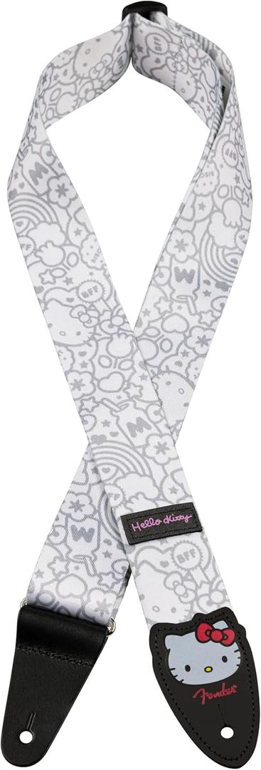 Fender x Hello Kitty White Poly Strap, 2"