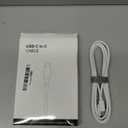 USB C to USB C Cable (2-Pack, 6.6ft) for MacBook Air/Pro Charger, iPad Pro 12.9/11 inch, iPad Air 5/4, Mini 6, iPhone 17/16/15, Pixel, Galaxy S25/S24, Switch 2, Type C Fast Charging Cord