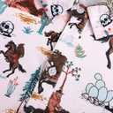 Mens Golf Polo Shirts Short Sleeve Dry Fit Performance Moisture Wicking Casual Funny Golf Polo Shirts for Men (XX-Large, Desert Cowboy)