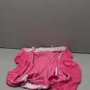 SINOSSO Soft Velvet Shoe Bench Cover, (36.5"- 48") L x (13.8"- 18") W Stretch Washable Dining Bench Upholstered Protector Rectangle Chair Slipcover, (L, Hot Pink)