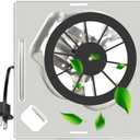 【70CFM】 Upgrade Model 696N-R02 B Unit Fan, Compatible with Broan 688-K, 688-G, 688-H, 688-J, Compatible with nutone 696N-R02 B Unit, 70CFM 2.5Sones, S97012026 Bathroom Fan Motor Assembly