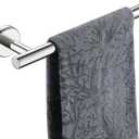 JQK Chrome Towel Bar, 27 Inch 304 Stainless Steel Thicken 0.8mm Towel Rack Bathroom, Towel Holder Polished Finished Wall Mount, Useable Length 24 Inch, TB110L24-CH