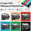 PULUZ Light Box Photography Kit, 12"x12" Portable Photo Studio Shooting Tent CRI 97 Dimmable LED Light with Double-Sided Reflector Board & 6 PVC Backdrops