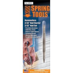 Spring Tools 1 pc. Hammerless Nail Starter and Nail Set 2/32 in.6
