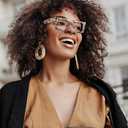 JM 3 Pack Oprah Style Reading Glasses for Women Men, Fashion Square Blue Light Blocking Readers +1.50