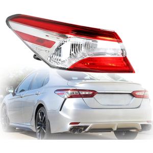 munirater 1-Pack Rear Left Tail Light Assembly Replacement for Camry 2018 2019 2020 Driver Side Brake Lamp