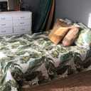 Tommy Bahama - King Quilt Set, Reversible Cotton Bedding with Matching Shams, Pre-Washed for Added Softness (Fiesta Palms Green, King)