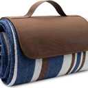 Scuddles 60" x 80" Extra Large Outdoor Picnic Blanket – Waterproof, Foldable Travel Mat for Beach, Camping, Grass, Lawn, Park – Dual Layer, Sand-Free, Soft Throw Rug Fits 4 Adults, Summer Accessories