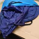 LEEDOR Bed Tent Dream Tents Bed Canopy Shelter Cabin Indoor Privacy Warm Breathable Pop Up Twin/Full/Queen for Kids and Adult Patent Pending (Mattress Not Included) (39"W x 75"L (Pack of 1), Mesh Navy)