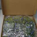 Lyrow 15 Pcs Artificial Pine Leaves Branches with Berries Artificial Juniper Cedar Spray Greenery Pine Twigs Stems Pick for Craft DIY Christmas Garland Wreath and Winter Indoor Outdoor Decorations