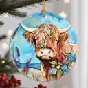Christmas Ornaments, Cow Ornament, Christmas Tree Ornaments, Xmas Decorations, Holiday Decorations, Gifts for Cow Lovers, Holiday Party Gifts, and Xmas Gift Ideas