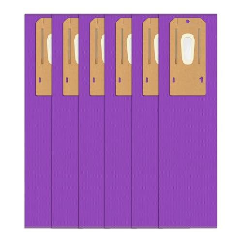 PETOX Type CC HEPA Upright Vacuum Cleaner Bags Replace Part AK1CC6H Compatible with Oreck Elevate Vacuum Models X3, X5, XL7, XL21, 2000, 3000, 4000, 8000, 9000 Series, 5 Pack, Purple