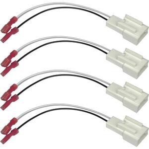 Car Door Speaker Harness Adapter Audio Bass Speaker Wiring Harness Stereo Plug Adapter Subwoofer Wire Modification Cable Conversion Accessories Plug and Play Compatible with Mitsubishi Subaru