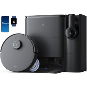 ECOVACS DEEBOT T30S Combo Robot Vacuum and Mop, All-in-One Cleaning Hub, 11000Pa, ZeroTangle Technology, TruEdge Adaptive Edge Mopping, Dual Self-Emptying, Hot Water Washing, Auto-Mop Lifting