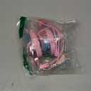 QearFun Kids Cat Ear Headphones with USB C for Girls with Microphone, 85/94dB Safe Volume Limiter, Tangle-Free Cord, Share Port, Foldable Sparkly Wired Headset for School, Travel, Tablet, iPad