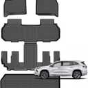 for Buick Enclave Floor Mats 2025-2026 & Chevy Traverse 2024-2026 (Only 7 Seats) & GMC Acadia 2024-2026 (Only 7 Seats),Car Mats for Buick Enclave All Weather Cargo Liner Accessories