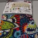 hyha Couch Covers, Chair/Sofa Covers, Floral Pattern, Stretch, Printed, 2 Pieces, Armchair Slipcover, Separate Couch Cushion Slipcover, Furniture Protector for Dogs(Armchair, Paisley Floral) (Small, Blue Green)