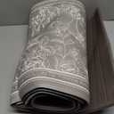 Sage Green Minimalist Line Art Floral Kitchen Rug Sets [2 PCs], Anti-Fatigue, Waterproof Non-Slip Kitchen Mats Heavy Duty Comfort Foam Rug for Kitchen, Floor, Laundry,17"x29"+17"x47"