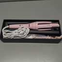 3 in 1 Automatic Curling Iron, Hair Curlers with 3 Curling Barrels (1" - 1.25" - 1.5"), Rotating Curling Iron with 3 Temp, 2-Way Rotation, 10S Fast Heating, Anti-Scald, Dual Voltage, Pink