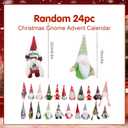 Christmas Gnome Advent Calendar 2025,24 Day Christmas Advent Calendar with 24 Gnome,Xmas Countdown Surprise Gift