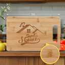 Housewarming Gifts New Home, New Home Gift Ideas - New Home Bamboo Cutting Board, Housewarming Gifts for Women Men, New Apartment, First Home New House Gift, New Homeowner Gifts Housewarming Gift