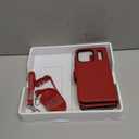 OCASE Compatible with iPhone 17 Pro Wallet Case, PU Leather Flip Folio Case with Card Holders RFID Blocking Kickstand [Shockproof TPU Inner Shell] Phone Cover 6.3 Inch 2025, Dark Red