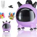 Balloon Pump Electric, Portable Balloons Inflator Air Pump Dual Nozzle, 110V Small Electric Balloons Blower Machine Corded, 600W for Latex Foil Balloon Arch Garland Party Decorations Supplies (Light Purple)