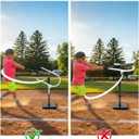 JISHAHS 25 Baseball & Softball Swing Path Trainer for Kids & Adults Baseball Training Equipment with U-Shape Hit Window Guide, Inside-the-Ball Line-Drive Bat Path Feedback, Swing Trainer Baseball