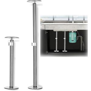 Undermount Sink Brackets for Kitchen,Undermount Sink Support,Adjustable Stainless Steel Sink Support Undermount Kit,Undermount Sink Support Kit,Sink Repair Kit for Kitchen and Bathroom16 "To 27.08"