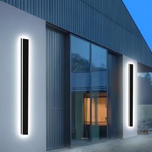 Picico Outdoor Wall Lights Exterior 31IN 2PC,4.33in Wide Dimmable Modern Outdoor Sconce Lighting Fixtures,Contemporary Porch Light,Long LED Outside Garage Lights for Front Door and Entrance